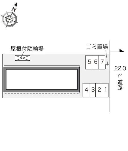 ★手数料０円★四日市市本郷町　月極駐車場（LP）